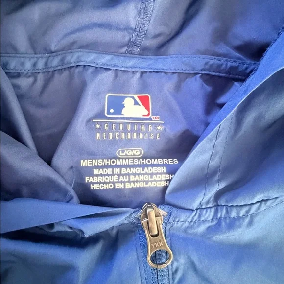 Genuine Merchandise Chicago Cubs Blue and Red Windbreaker Large - Picture 4 of 5